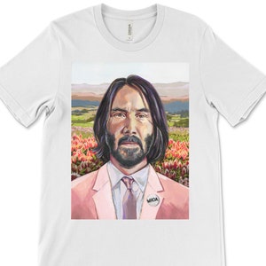 Keanu T-Shirt - Keanu Reeves Shirt - Keanu Tee - Pop Culture Tee - Streetwear -  Fashion T-Shirt - Pop Culture T-Shirt - Floral Shirt