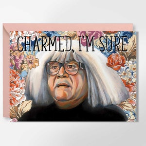 Gecharmeerd ik weet het zeker - Frank Reynolds wenskaart - Valentijnsdag kaart - het is altijd zonnig - Danny DeVito - IASIP - grappige wenskaart