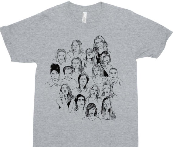 Camiseta de rock alternativo de los 90 para mujer: Camiseta de