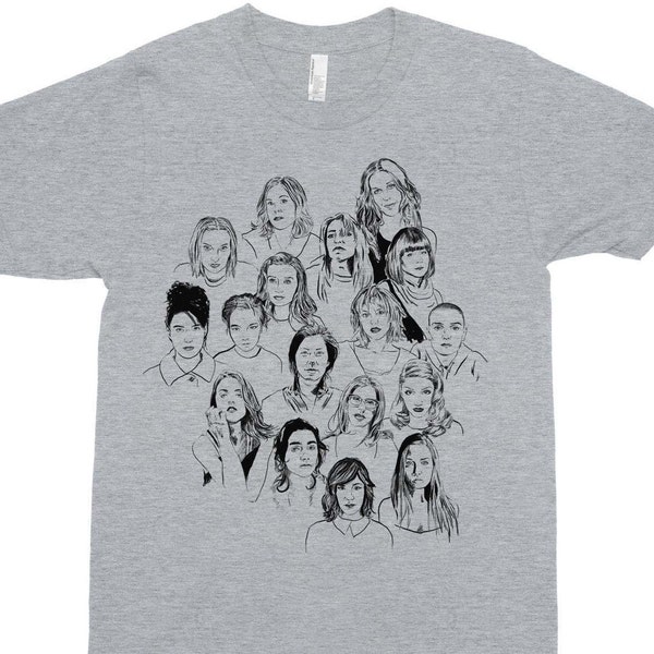 Femmes des années 90 - Chemise rock alternative - Chemise de musique des années 90 - T-shirt rock - T-shirt de culture pop - T-shirt des années 1990 - Chemise de musique - Chemise féministe