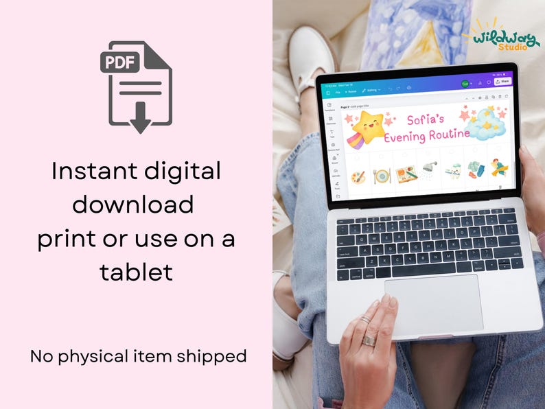 Morning and Evening Routine Chart for Big Kids Printable | School ...