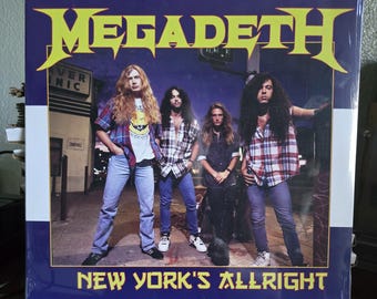 Megadeth New York Is Alright Vinyl LP