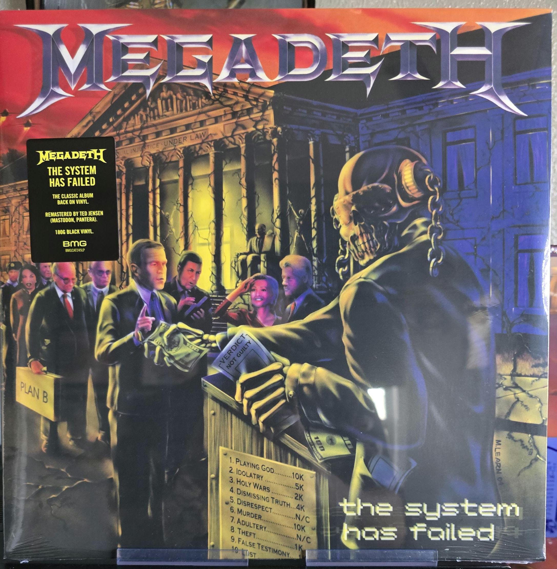Megadeth the System Has Failed - Etsy