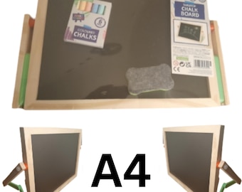 A4 vrijstaand schoolbord menubord, herbruikbaar schrijfbord