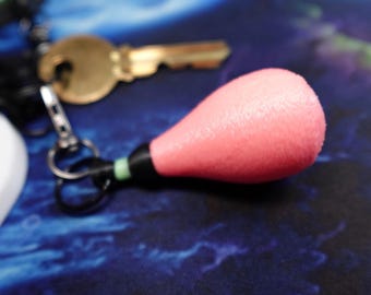Glow in the Dark Cotton Candy Cocoon Keychain | Horror Inspired Keychain