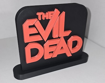 Retro Demon Horror Display Sign