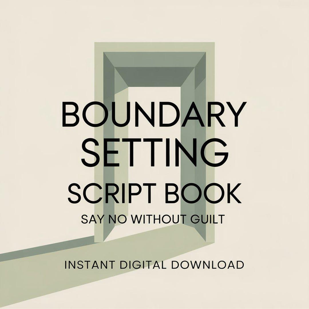 Boundary Setting Script Book | Guilt-free Communication (PDF Download ...
