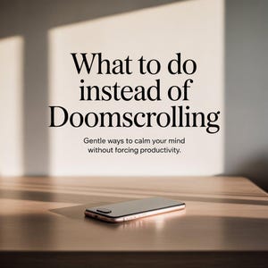 Guide till digital avgiftning | Sluta med doomscrolling, minska ångest (PDF)
