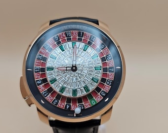 JACOB&CO | CASINO Tourbillon | Baguette z różowego złota