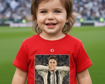 Kenan Yildiz Vintage Poster Toddler Tee | Retro Football Graphic | Juventus Turkiye & World Cup 2026