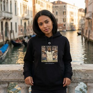 Jude Bellingham Vintage Poster Hoodie | Retro Football Graphic | Real Madrid England & World Cup 2026 image 2