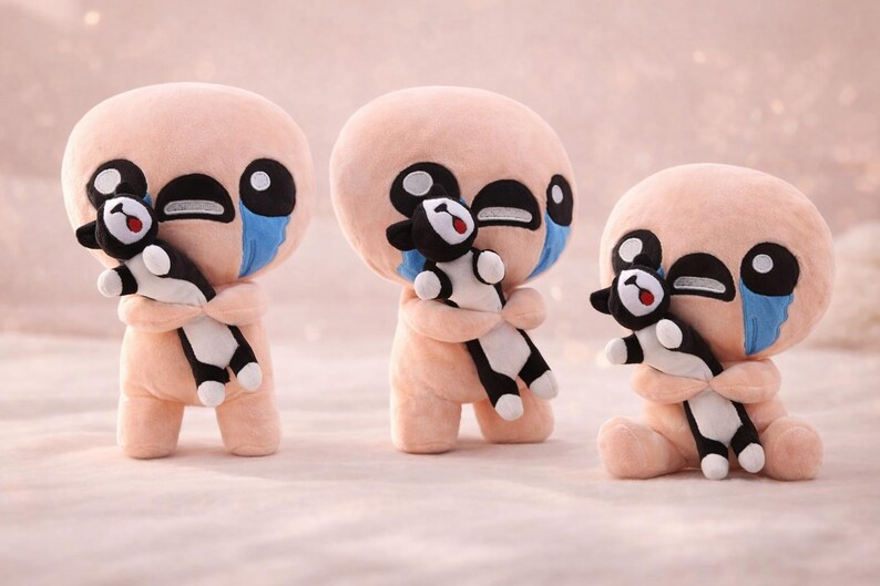 Isaa Rying The Binding of Isaac Crying Isaac Plush 30cm – Cute Indie Game Stuffed ...