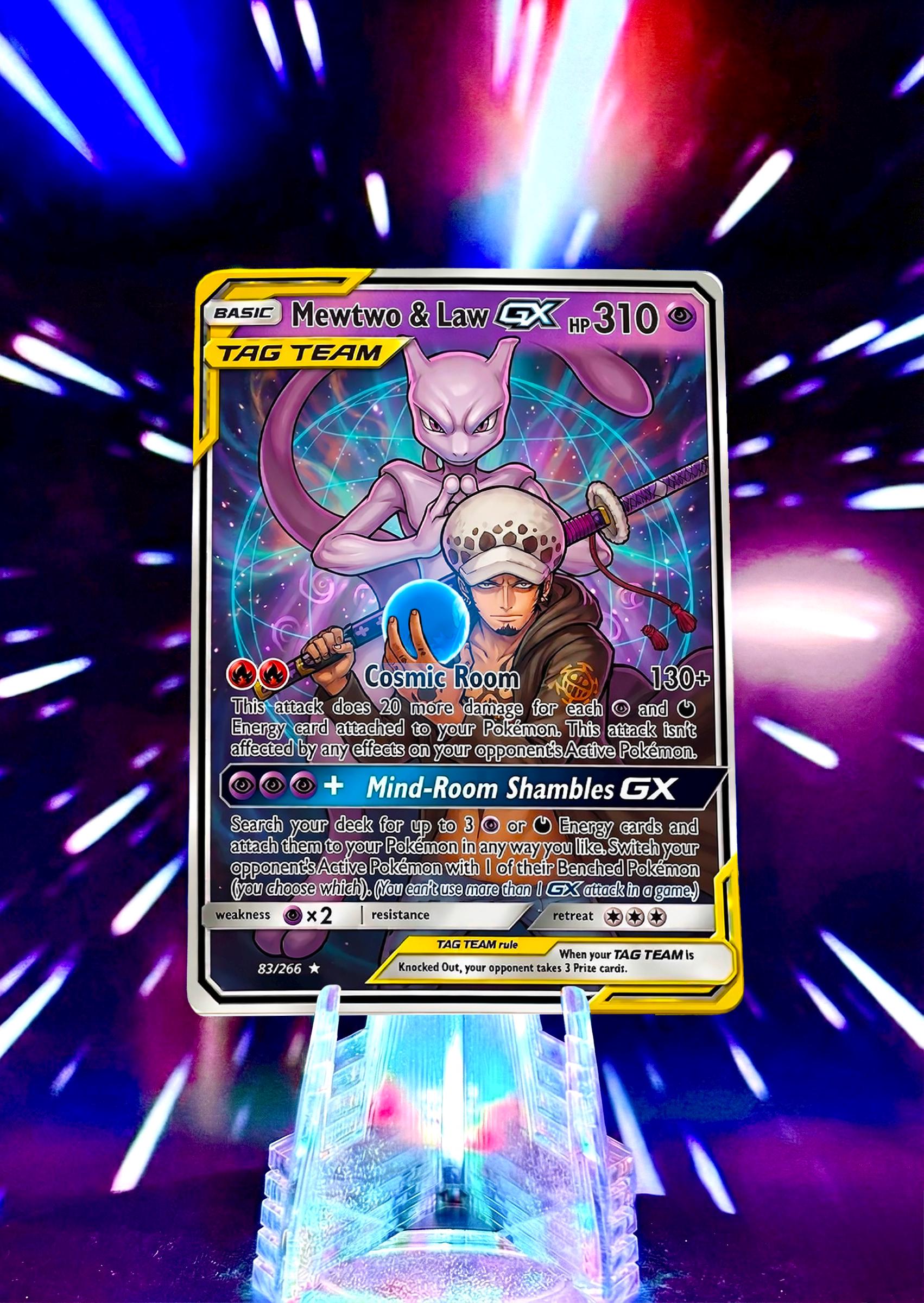 best pokemon tag team cards & One Piece | GX | Fan Art Trading Card Striving to become stronger Pokémon TCG: TAG TEAM Generations