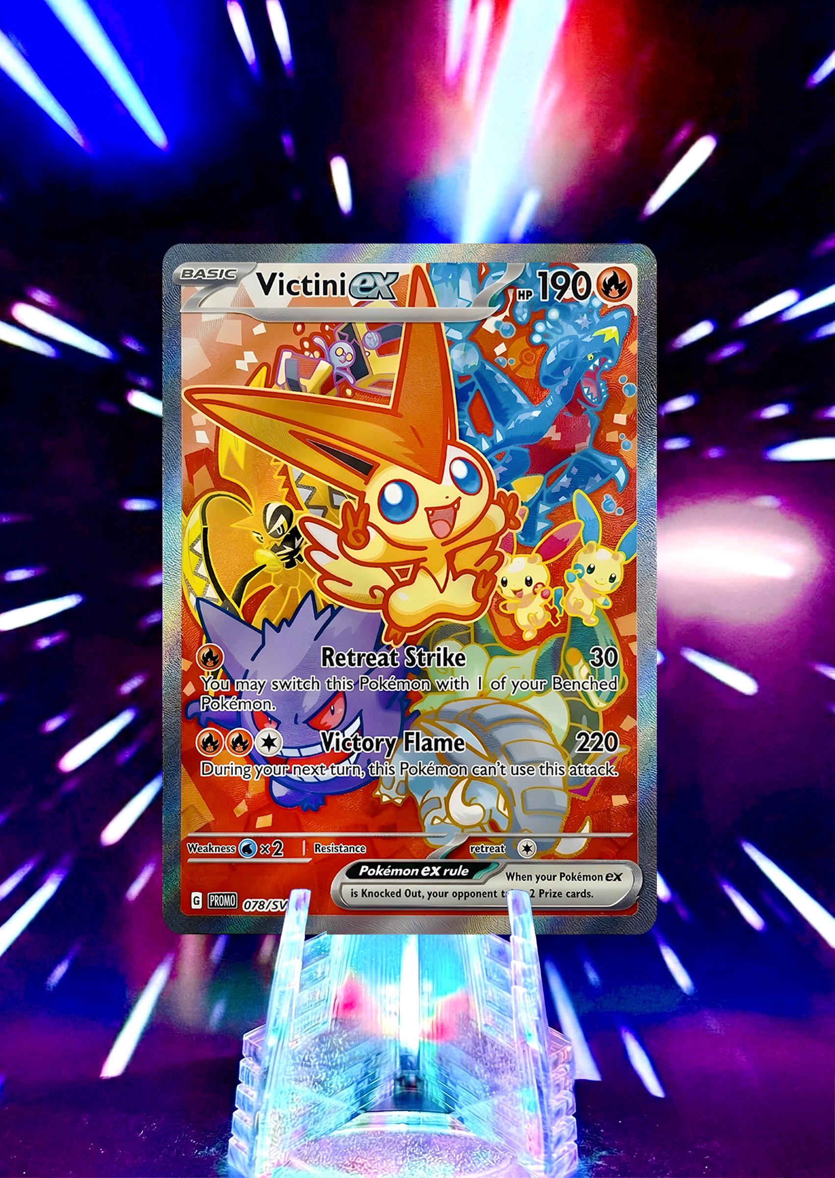 pokemon victini full art card #208 EXTENDED – Raycardza Ultra Rare Retreat cost Victini 2025 Pokemon Scarlet &