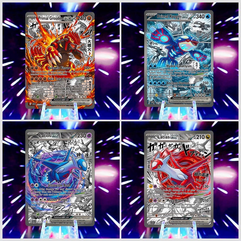 Anime Comic Style | Pokemon Fan Art Trading Card - Etsy
