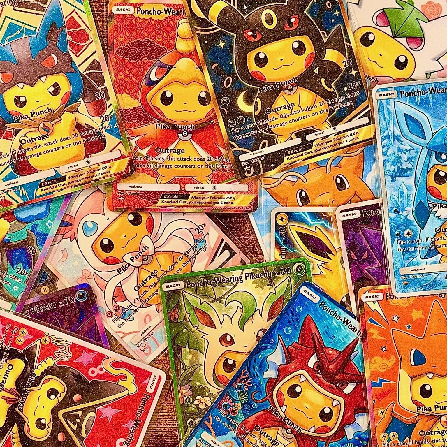 Pikachu poncho card - Etsy 日本