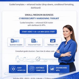 Cyber Sicherheit Hardening Toolkit | SMB risikomanagment (digitaler download)