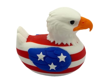 American Eagle Duck 3D Printed Patriotic Collectible Freedom Gift Decor