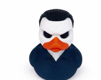 Masked Slasher Horror Duck | Spooky Halloween Duck | 3D Printed Collectible