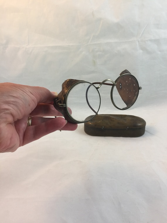 Antique Wilson Driving Glasses Safety Glasses Dri… - image 2