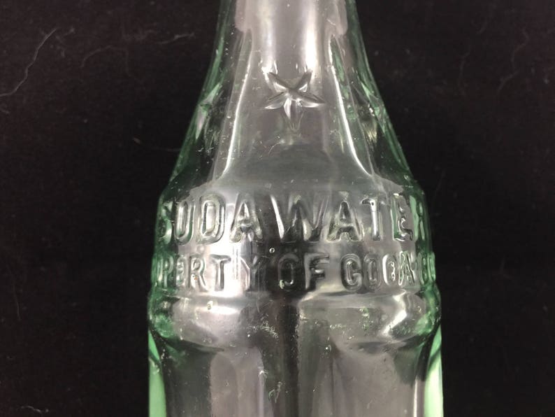 Rare Soda Water Bottle Property of Coca Cola Canton Ohio Etsy