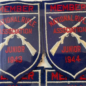 NRA 1940's National Rifle Association Badges junior member Classic Collector Series image 8