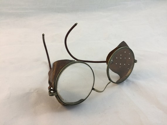 Antique Wilson Driving Glasses Safety Glasses Dri… - image 1