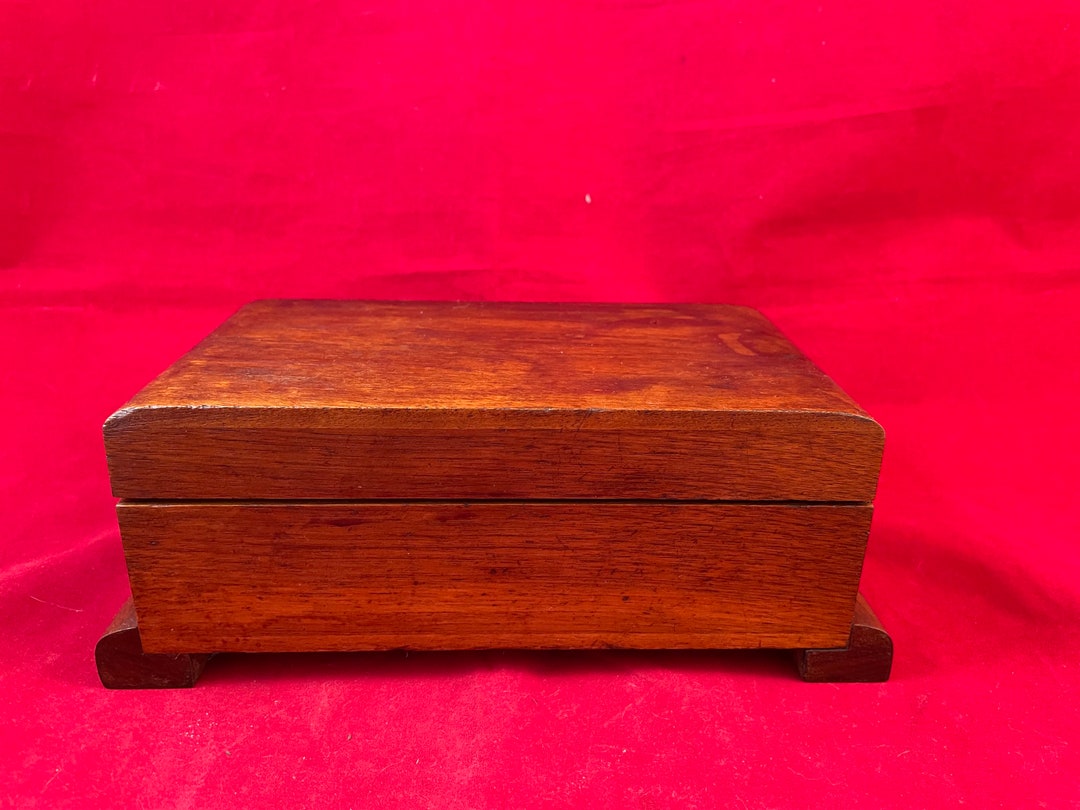 Thorens Swiss Music Box Antique Jewelry Box Trinket Box Rose Marie Last