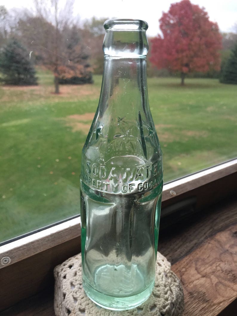 Rare Soda Water Bottle Property of Coca Cola Canton Ohio Etsy