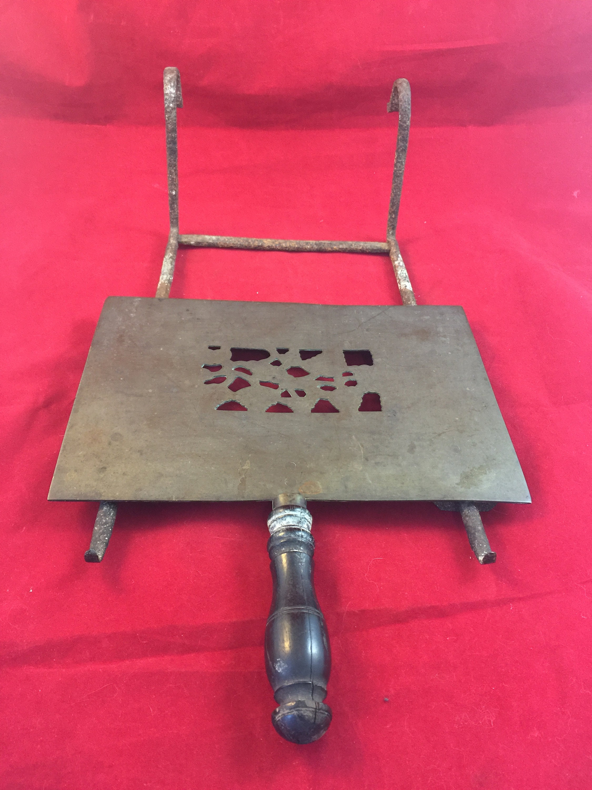 15 Off Spring Sale Antique Brass Cooking Stand fireplace Etsy