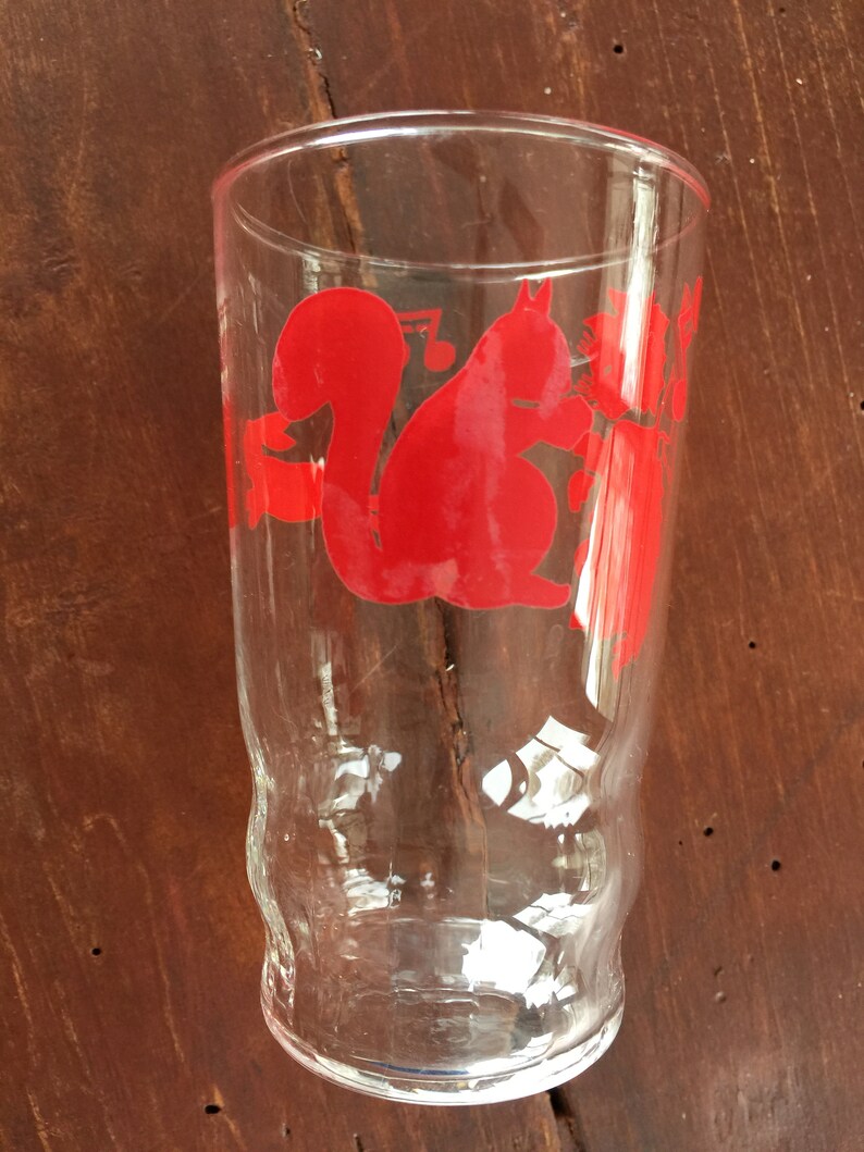 2 Dancing Cat Swanky Swig 5 Oz Animal Juice Glasses Vintage Etsy