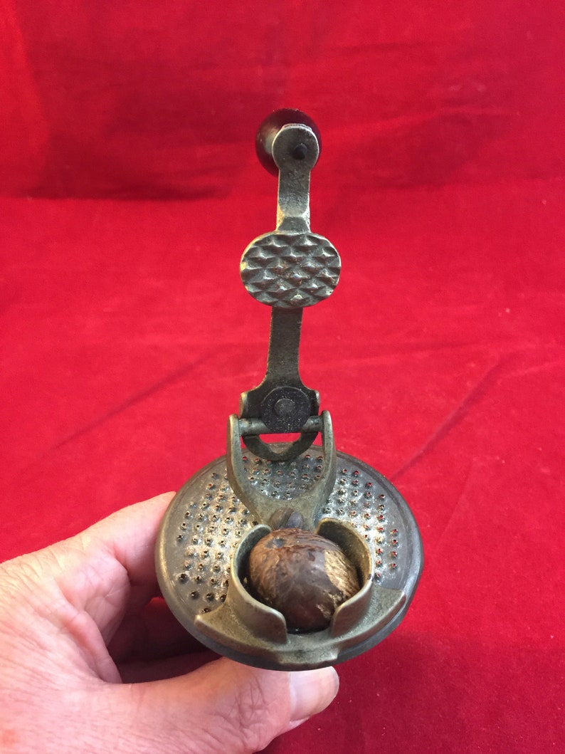 Antique Nutmeg Grinder / Grater Spices Edgar Kitchen tools Etsy