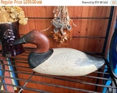 15 Off Fall Sale Antique Canvasback Duck Decoy Madison Mitchell Mason mallard blue bill red head teal pintail wigeon