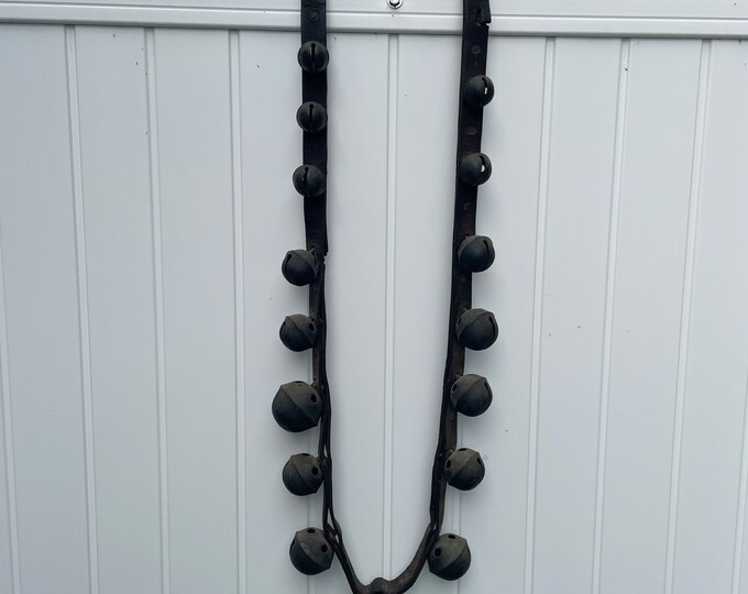 Antique Sleigh Bells Horse Drawn Sleigh Victorian Bells Christmas Decor