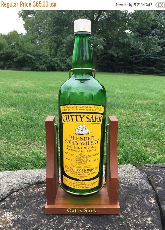 Happy Holidays Sale Vintage Cutty Sark Bottle Pourer Retro Etsy