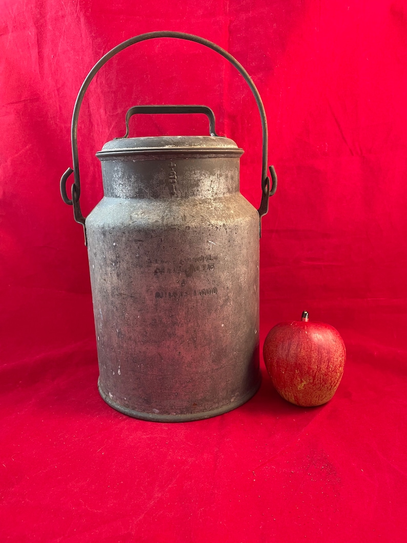 Vintage Cream Can Antique Milk Can Dairy Farm Farmhouse Decor Etsy