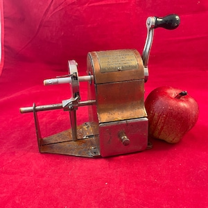 Antique Mechanical Brass Pencil Sharpener Climax No. 2 Pencil Sharpener Automatic Pencil Sharpener Co. collectible antique advertising