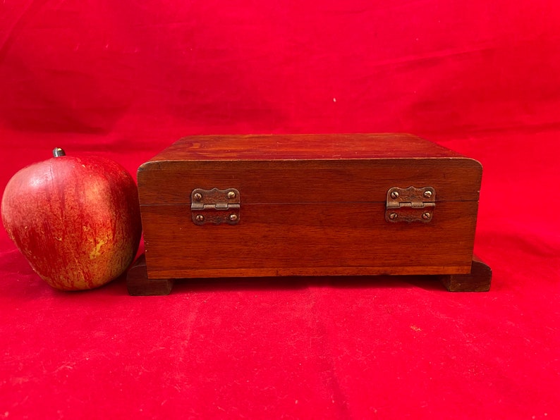 Thorens Swiss Music Box Antique Jewelry Box Trinket Box Rose Etsy