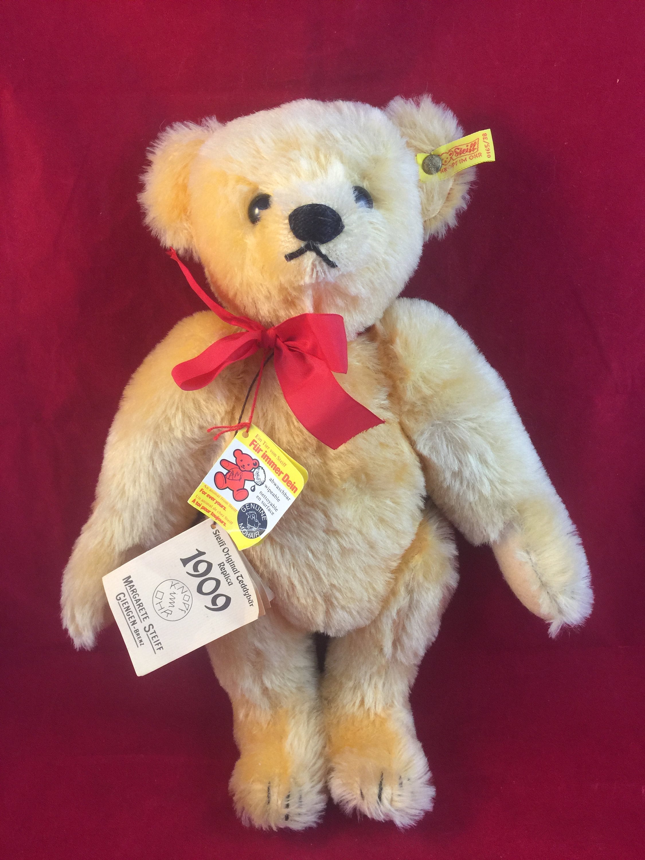steiff 1909 replica bear