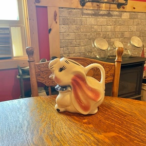 Walt Disney Dumbo Elephant Pitcher 1940s pottery image 10