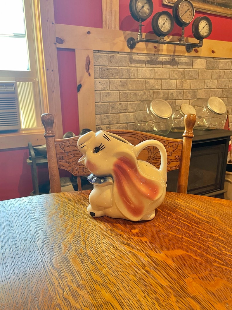 Walt Disney Dumbo Elephant Pitcher 1940s pottery image 10