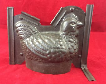 Antique Hen on Nest Chocolate Mold   Easter candy  candy shop  chocolate candy mold