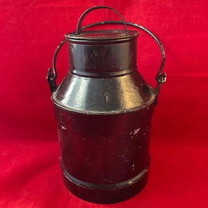Pint Cream Can antique tin cream can milk can dairy farmer country kitchen farmhouse decor