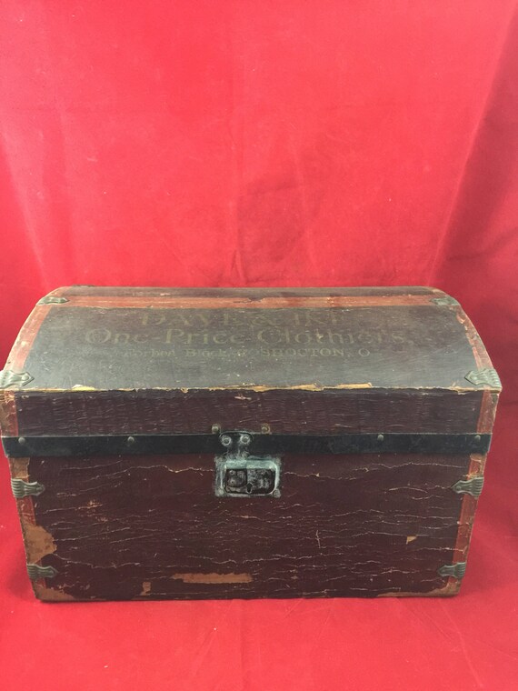 vintage doll trunk