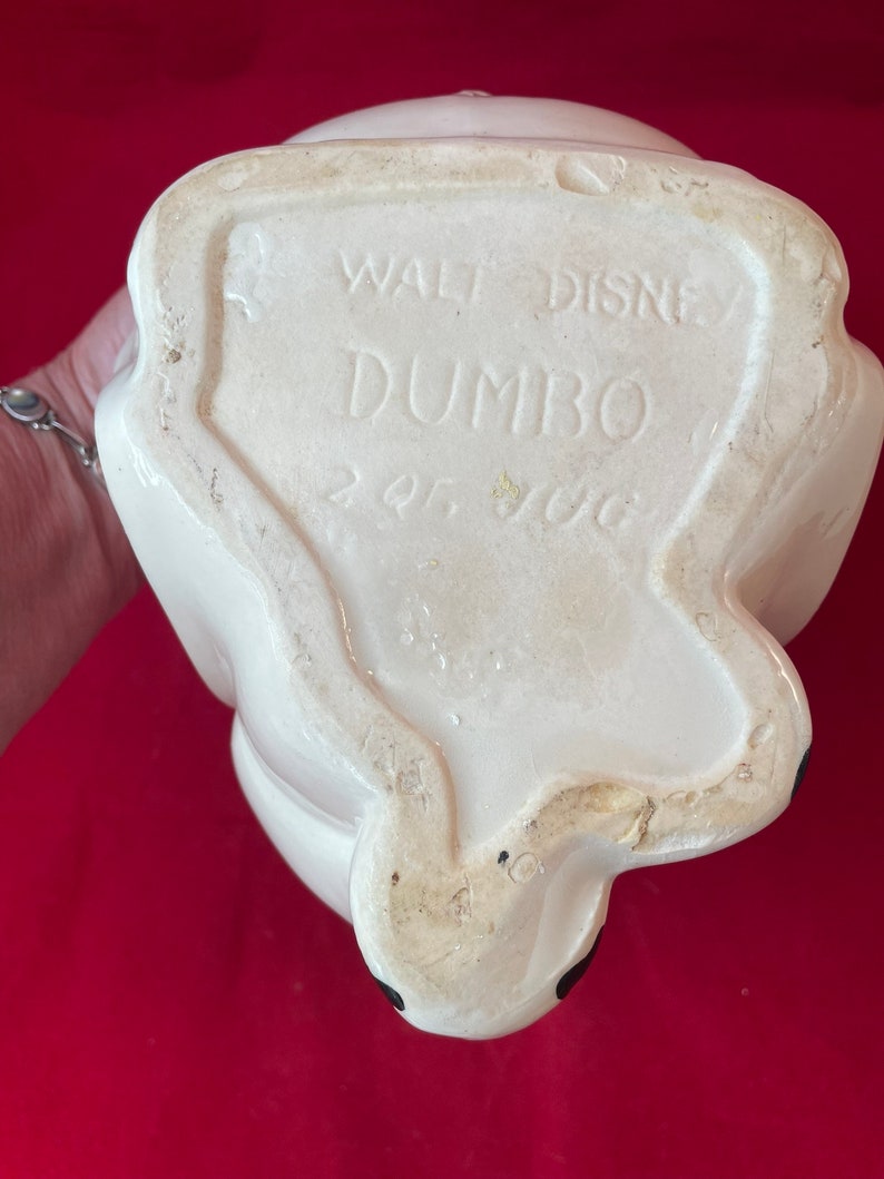 Walt Disney Dumbo Elephant Pitcher 1940s pottery image 7