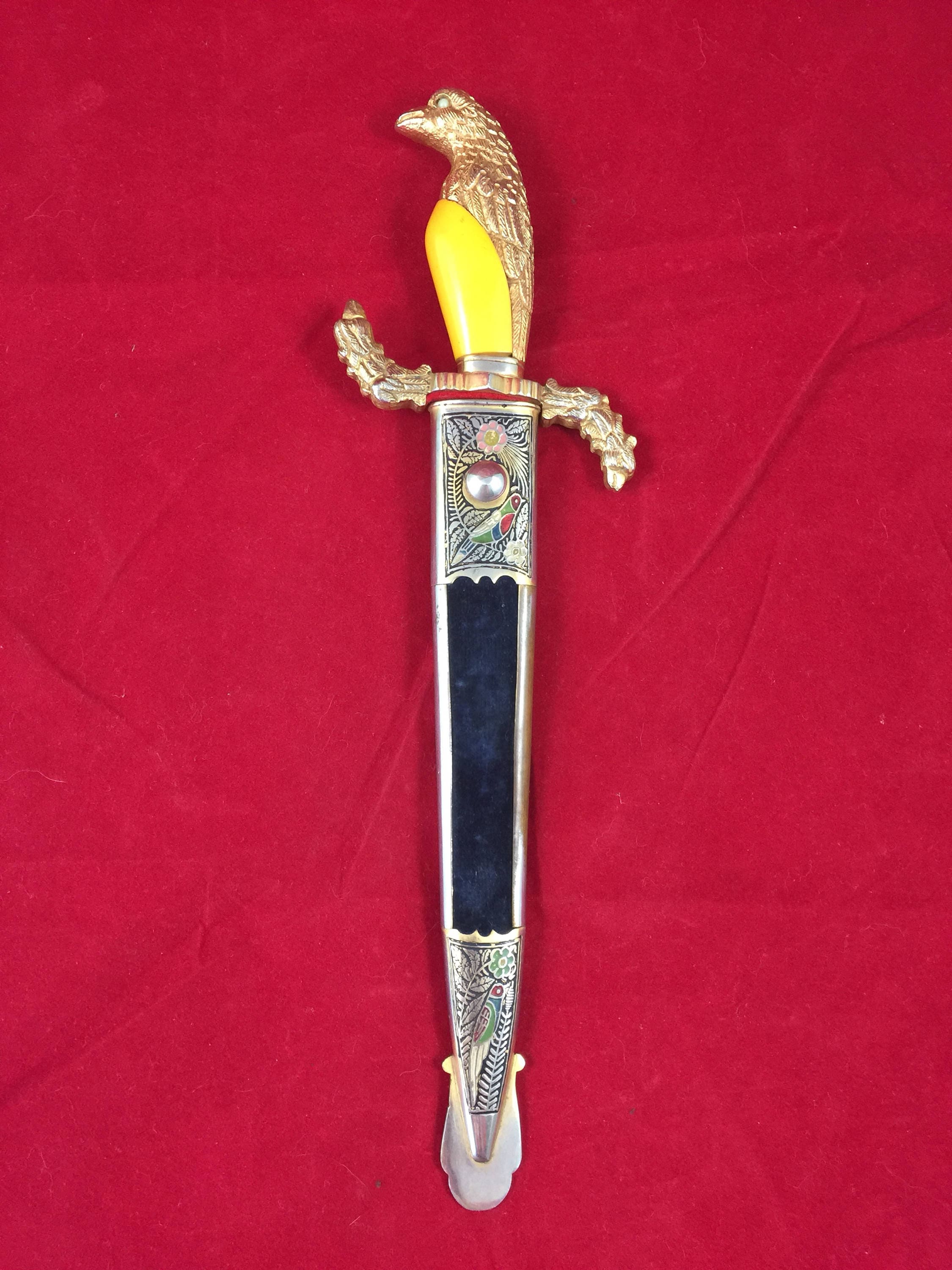 Vintage Dagger /Sword / Letter Opener Toledo Spain Eagle birds Etsy