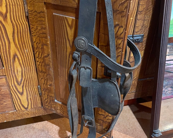U.S. Civil War Horse Bridal With Blinders US Cavalry Bridal Horse Tack