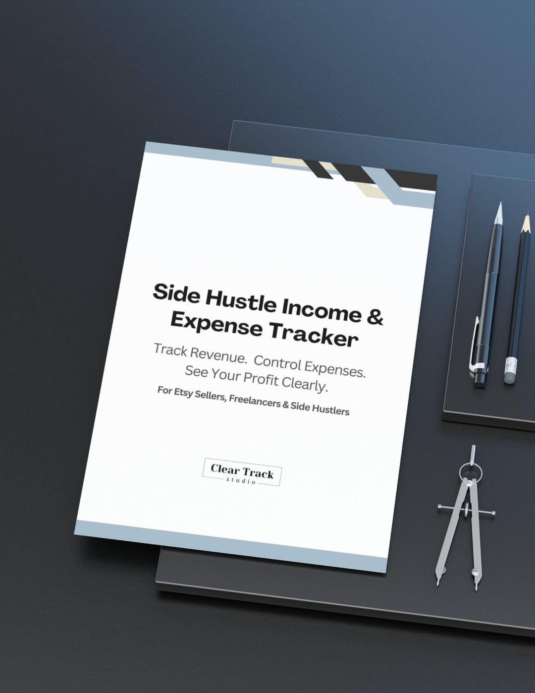 Side Hustle Income Tracker Printable | Small Business Expense Log PDF ...