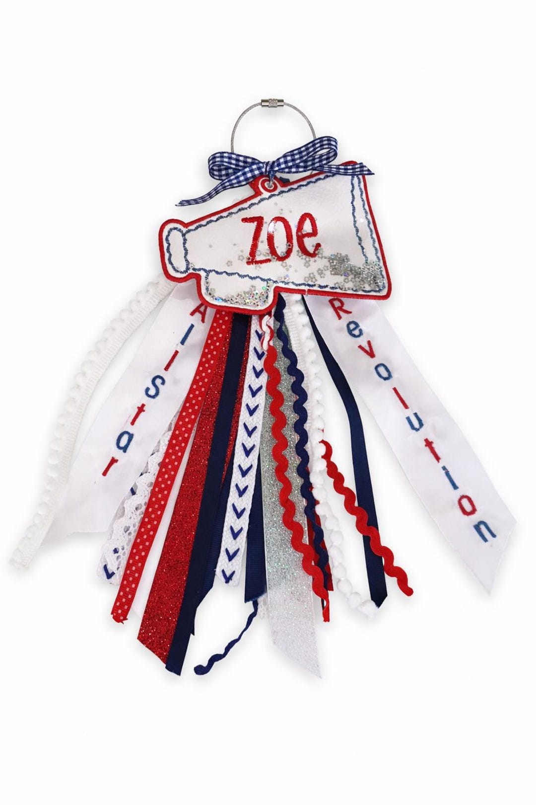 Cheer Backpack Tags Personalized Cheer Bag Tag With Ribbons | Custom Cheer Name Tag | Team ...