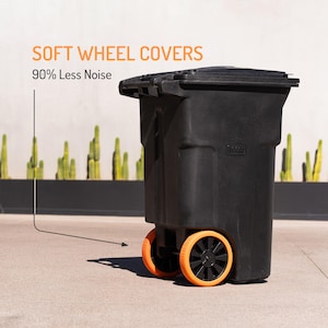 Quiet Trash Can Wheel Covers 10" - Good Neighbor Wheels